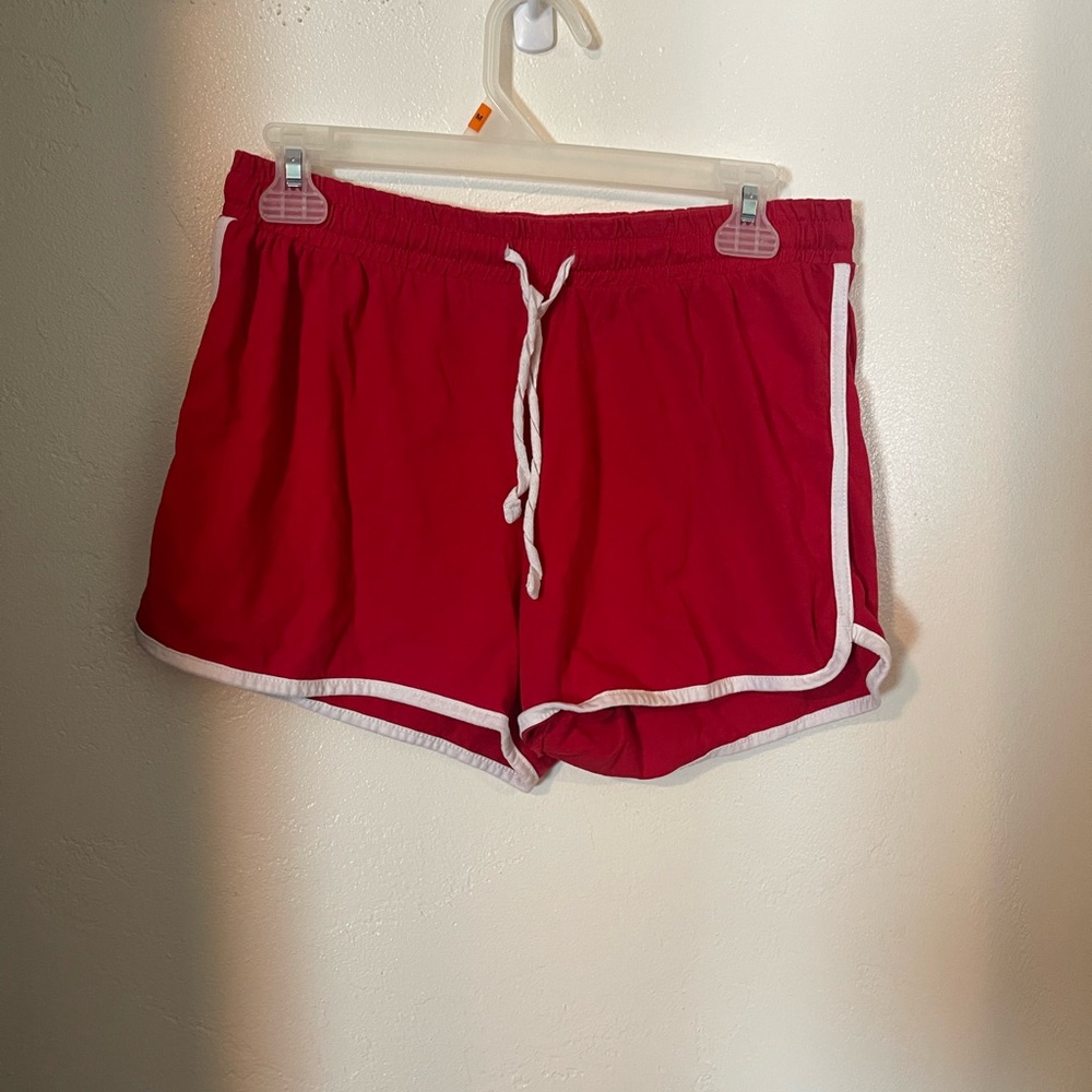Red shorts